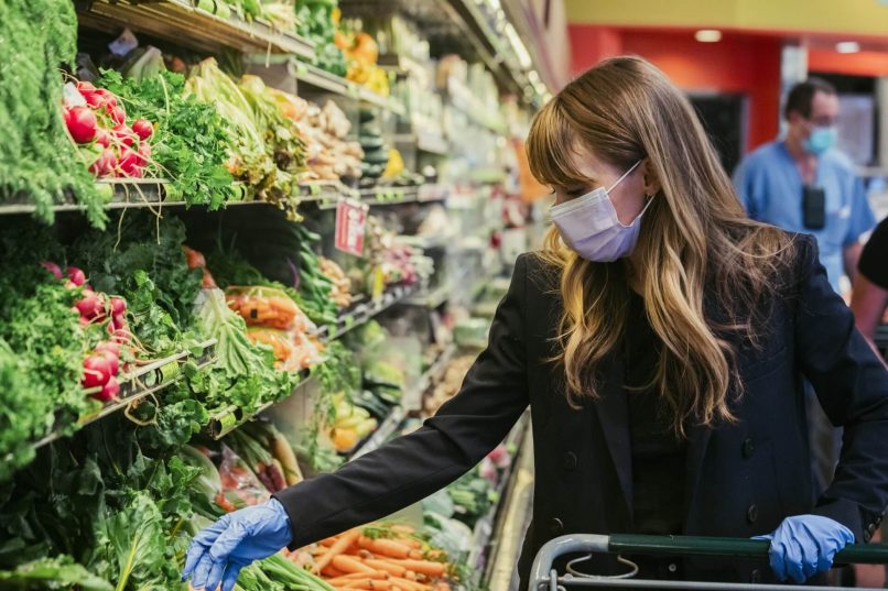 Can Coronavirus Live On Food? A Woman Shopper Is Wondering