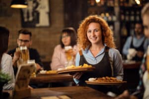 Waitress Took Online Texas Food Handlers Course